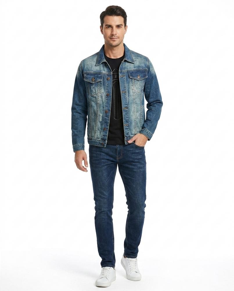 Nord Wear - Aival | Washed Buttoned Denim Jacket Men