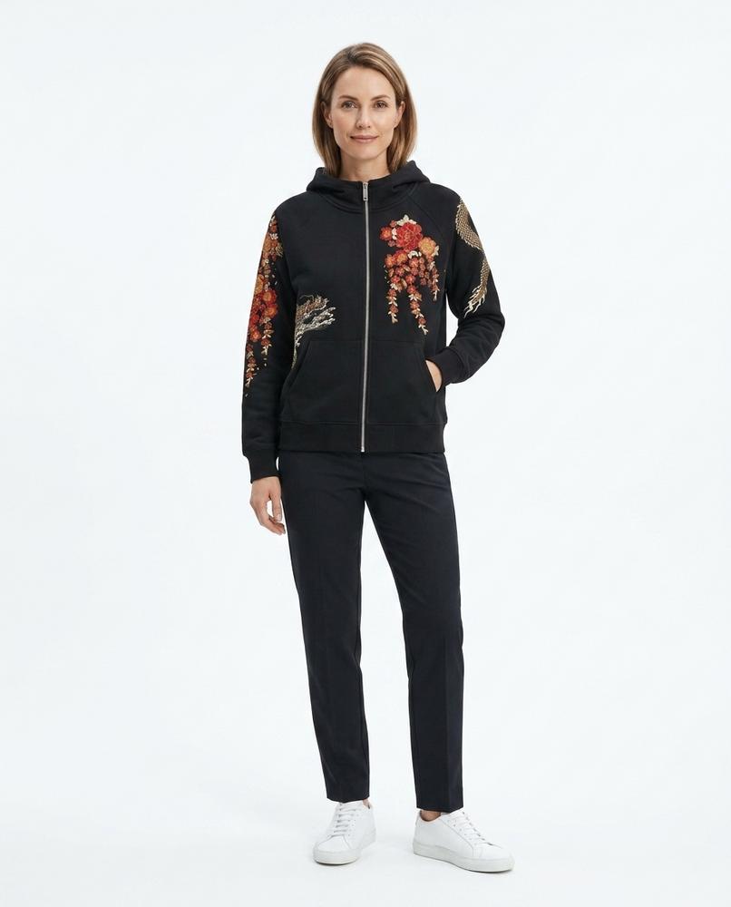Nord Wear - Mewed | Embroidered Zip-Up Hoodie Women