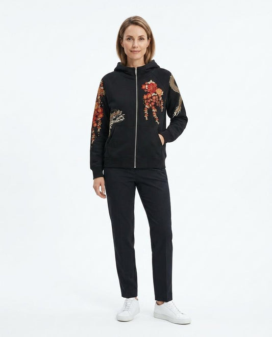 Nord Wear - Mewed | Embroidered Zip-Up Hoodie Women