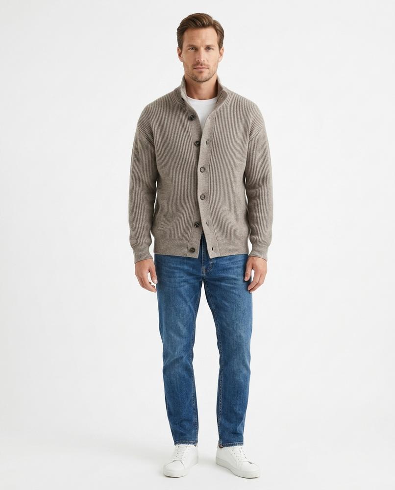 Nord Wear - Vohiv | Ribbed Button-Front Knit Cardigan Men