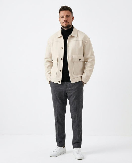Nord Wear - Aihan | Button-Up Textured Jacket Men