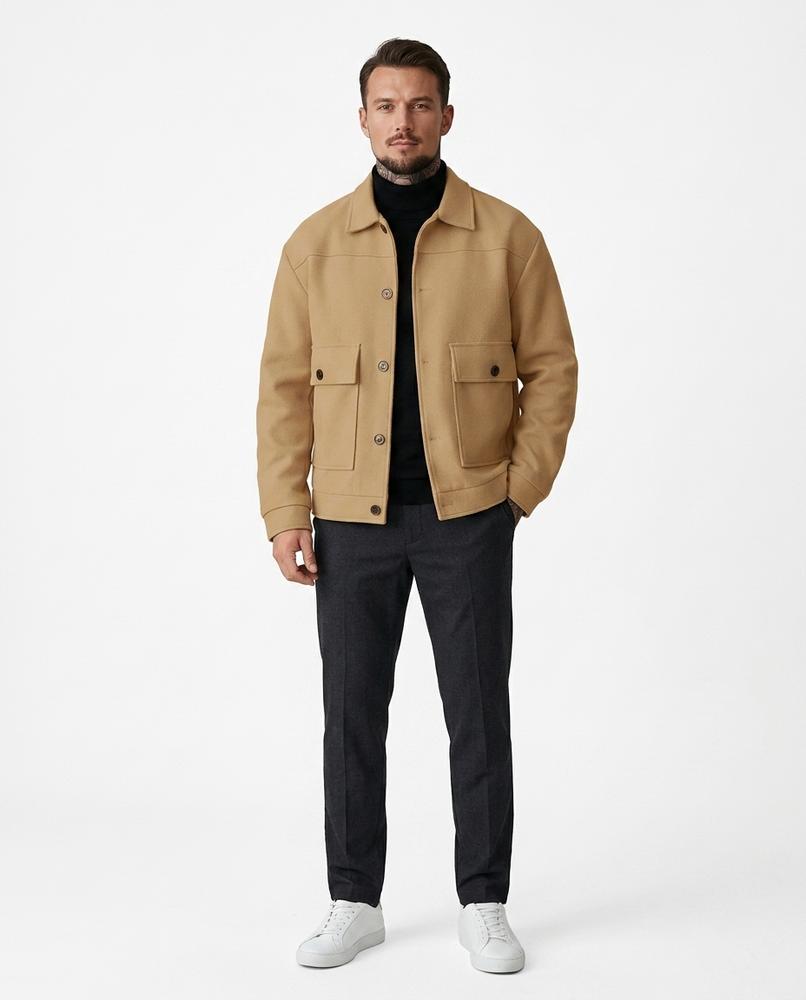 Nord Wear - Aihan | Button-Up Textured Jacket Men