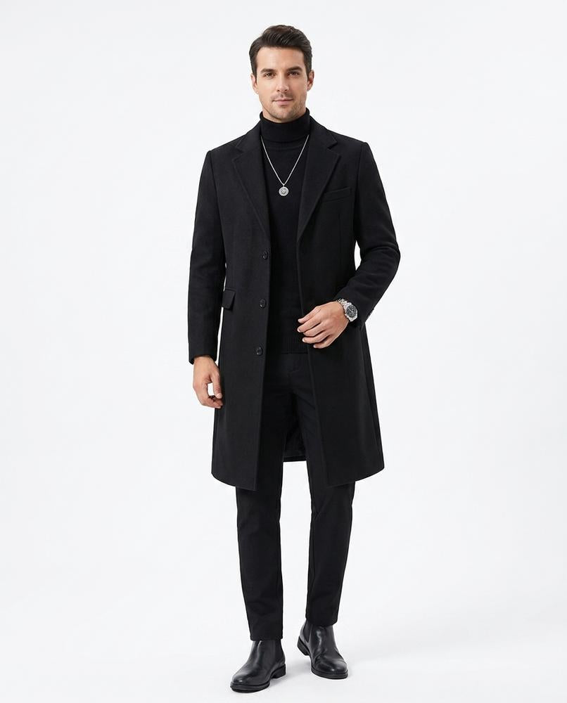 Nord Wear - Rases | Single-Breasted Lined Coat Men