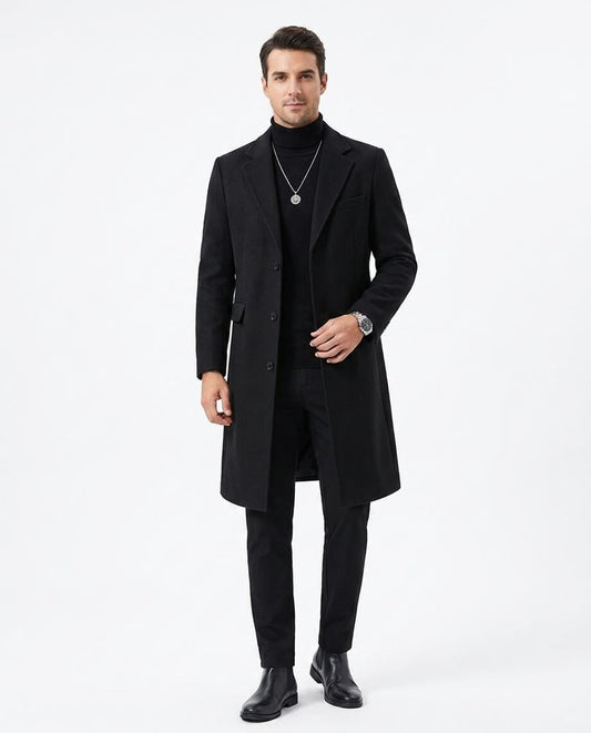 Nord Wear - Rases | Single-Breasted Lined Coat Men