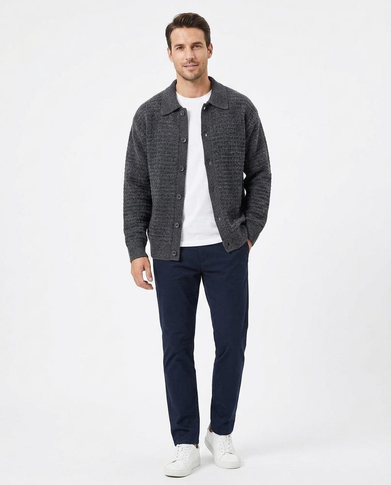 Nord Wear - Duken | Structured Collared Knit Cardigan Men