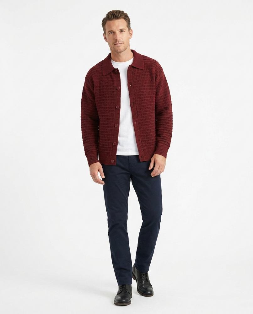 Nord Wear - Duken | Structured Collared Knit Cardigan Men