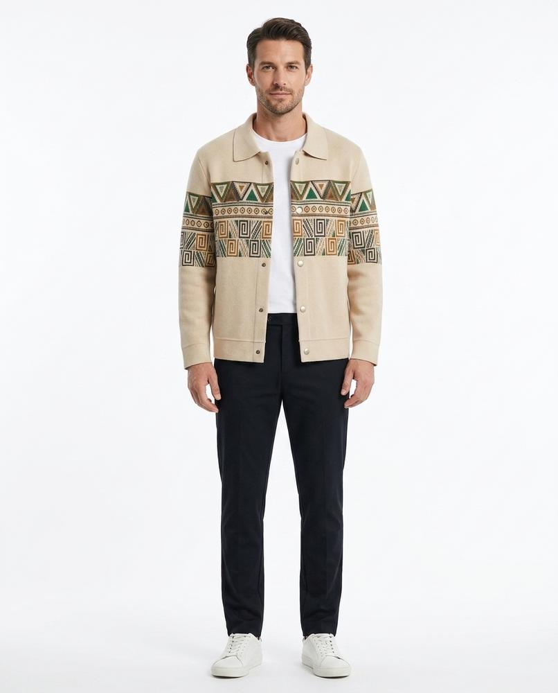 Nord Wear - Virid | Patterned Collared Jacket Men