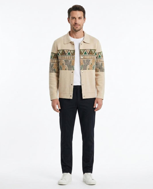 Nord Wear - Virid | Patterned Collared Jacket Men