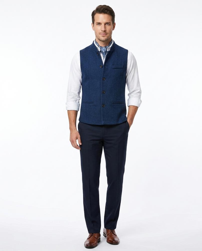 Nord Wear - Mawuk | Tweed Stand-Collar Vest Men