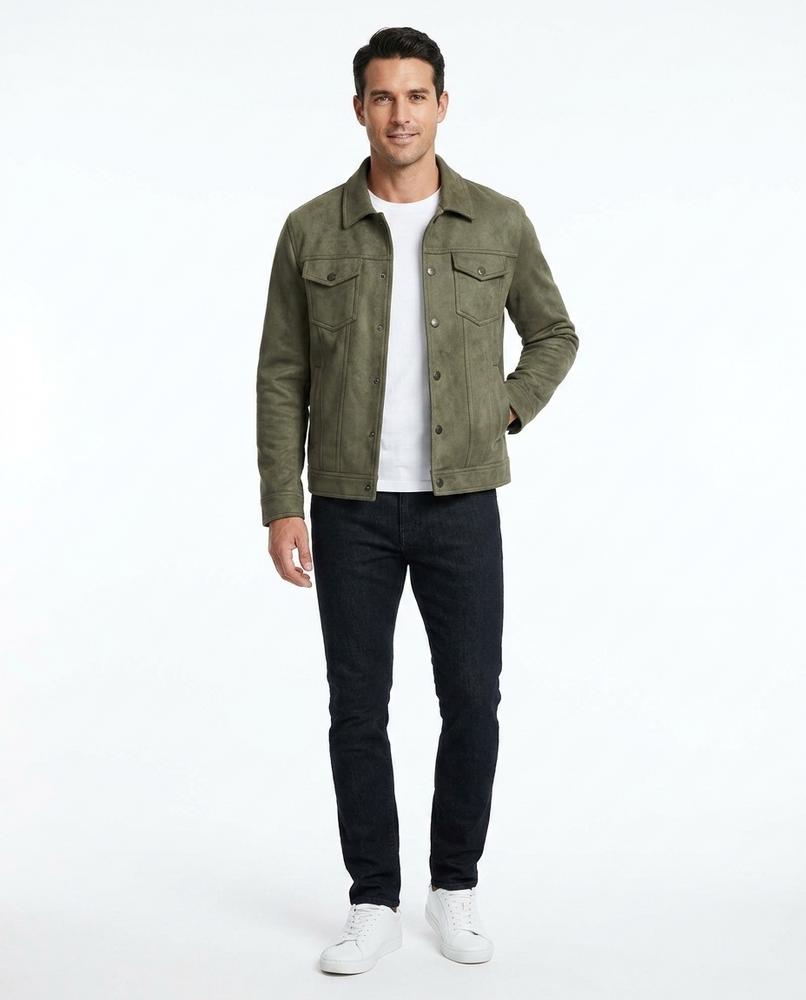 Nord Wear - Nilot | Suede-Finish Buttoned Jacket Men
