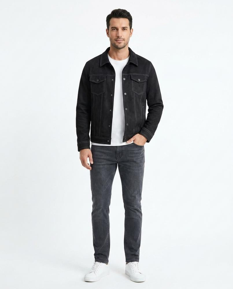 Nord Wear - Nilot | Suede-Finish Buttoned Jacket Men