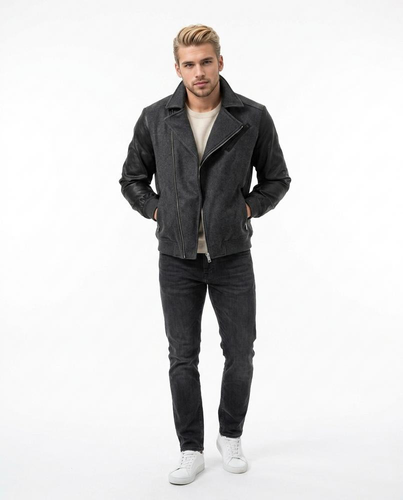 Nord Wear - Yusan | Two-Tone Asymmetrical Jacket Men