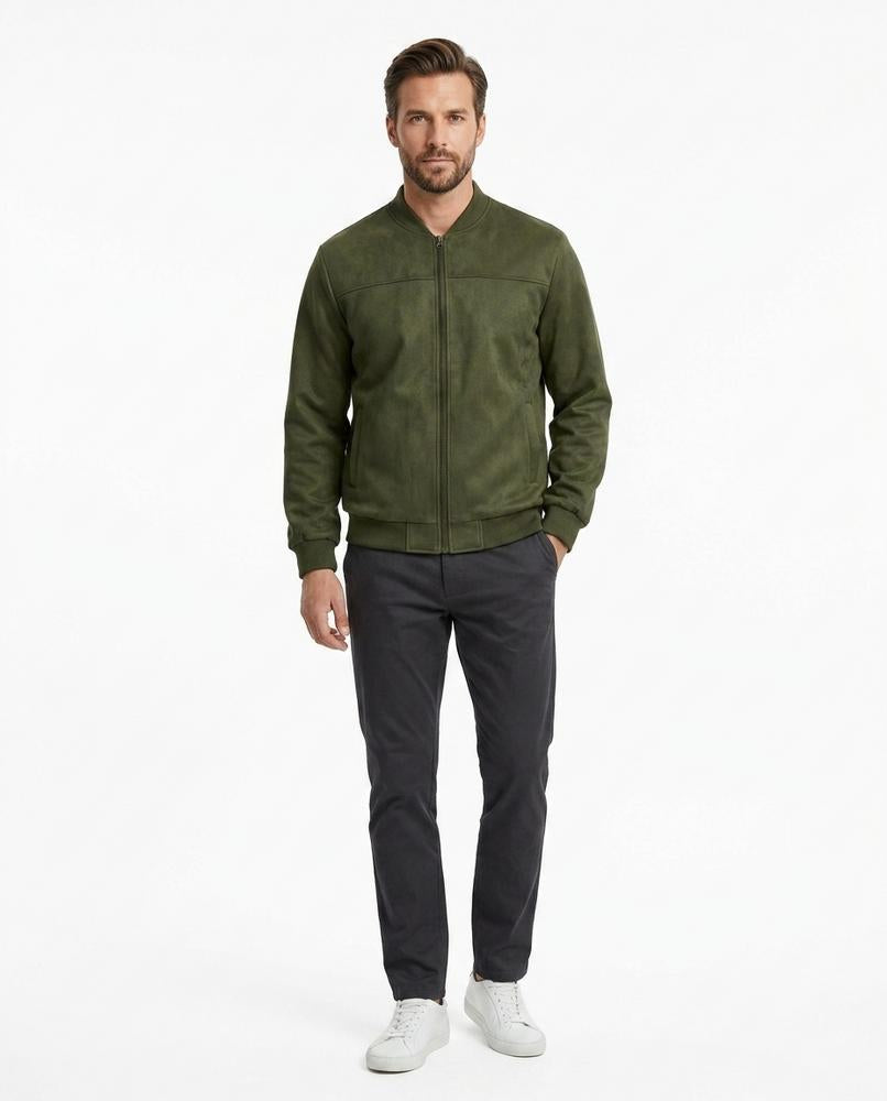 Nord Wear - Yaren | Suede-Effect Zip-Up Jacket Men