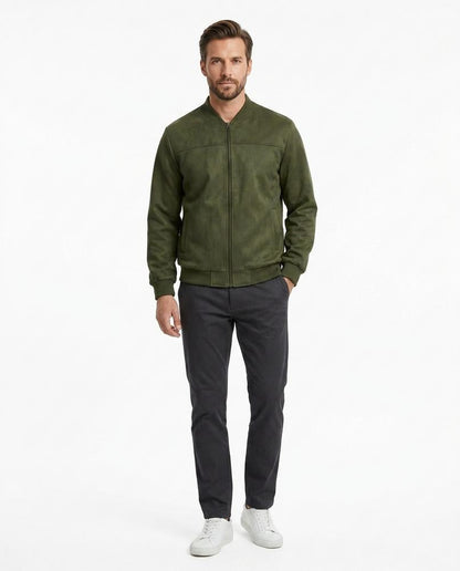 Nord Wear - Yaren | Suede-Effect Zip-Up Jacket Men
