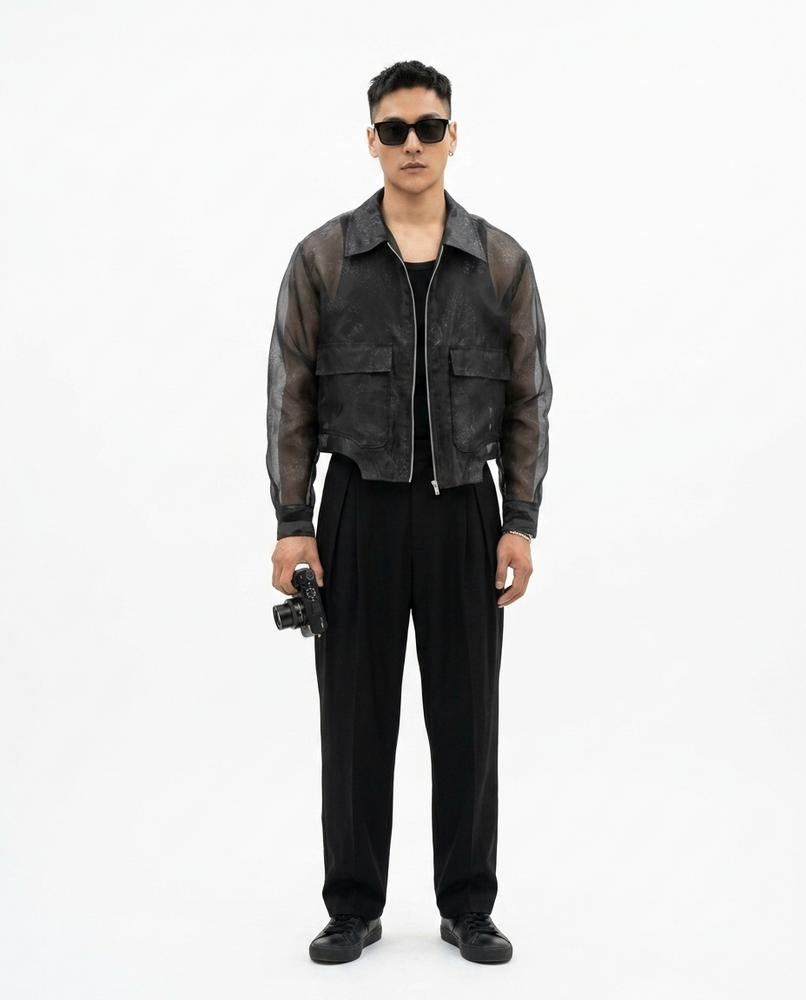 Nord Wear - Zefuk | Sheer Cropped Jacket Men