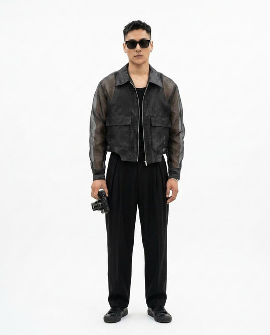 Nord Wear - Zefuk | Sheer Cropped Jacket Men