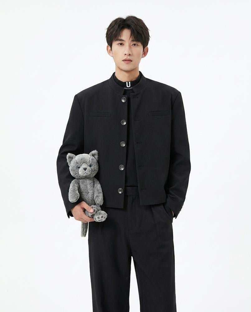Nord Wear - Vetud | Mandarin-Collar Cropped Jacket Men