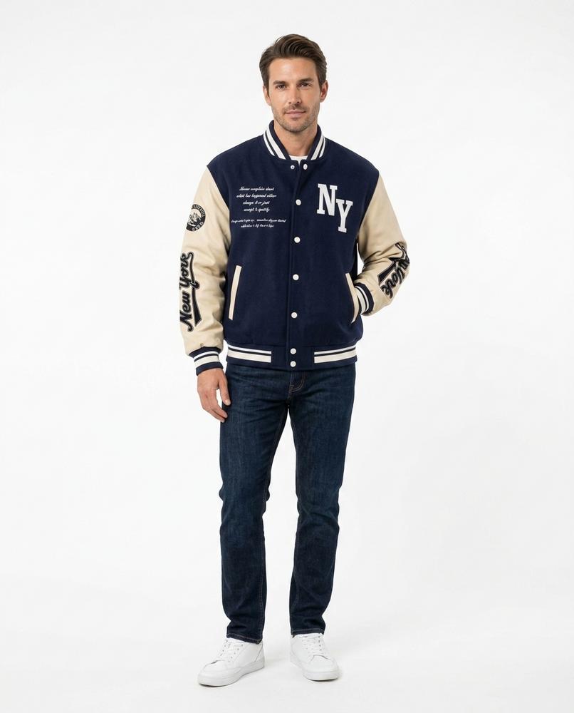 Nord Wear - Kunir | Embroidered Varsity Jacket Men