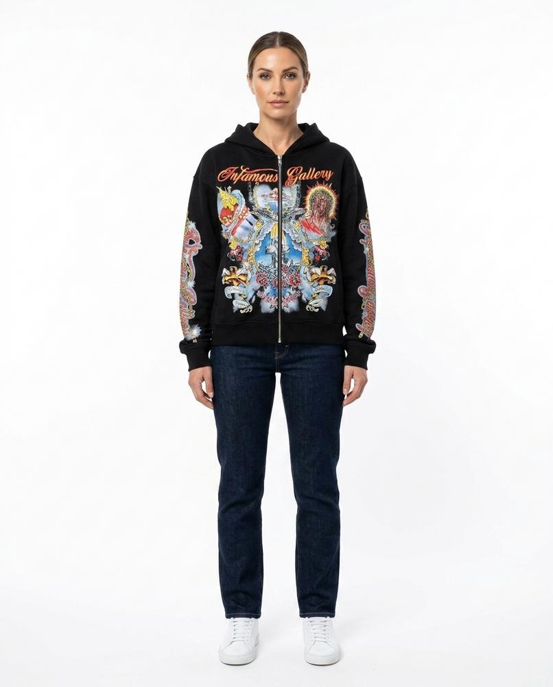 Nord Wear - Mipol | Printed Zip-Up Hoodie Unisex