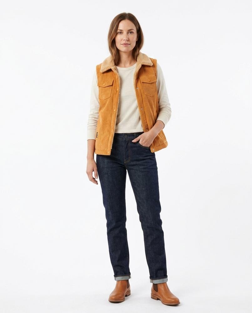 Nord Wear - Cugek | Corduroy Sherpa-Lined Vest Women