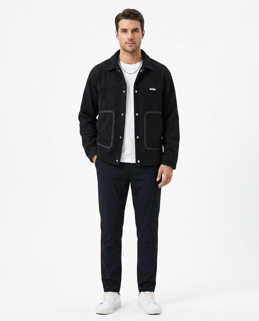 Nord Wear - Suved | Textured Contrast-Stitched Jacket Men