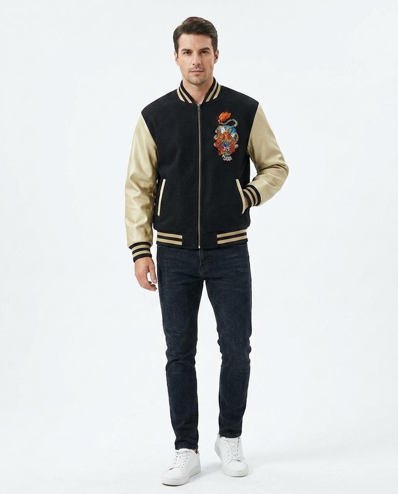 Nord Wear - Demos | Embroidered Two-Tone Jacket Men