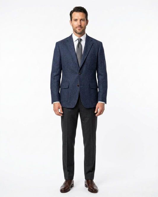 Nord Wear - Aevis | Structured Notched Lapel Blazer Men