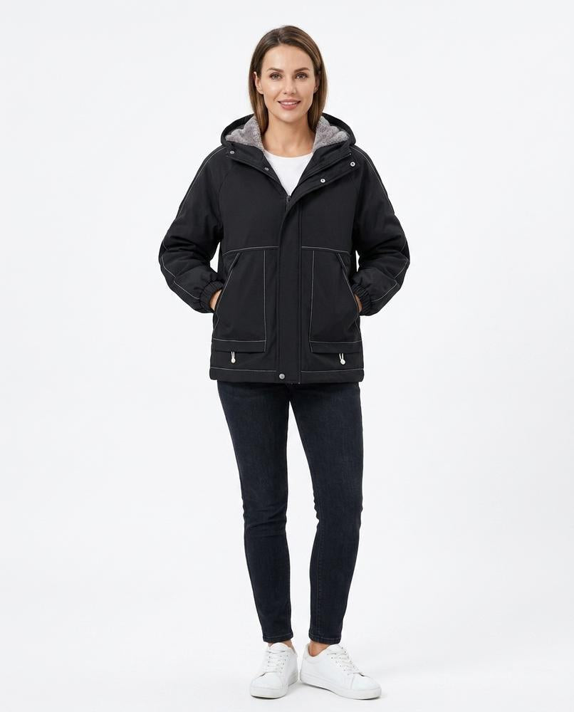 Nord Wear - Lonik | Hooded Contrast-Stitched Jacket Women