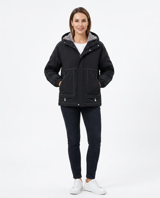 Nord Wear - Lonik | Hooded Contrast-Stitched Jacket Women