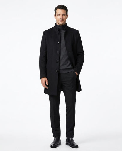 Nord Wear - Zepil | Stand-Up Collar Wool Coat Men