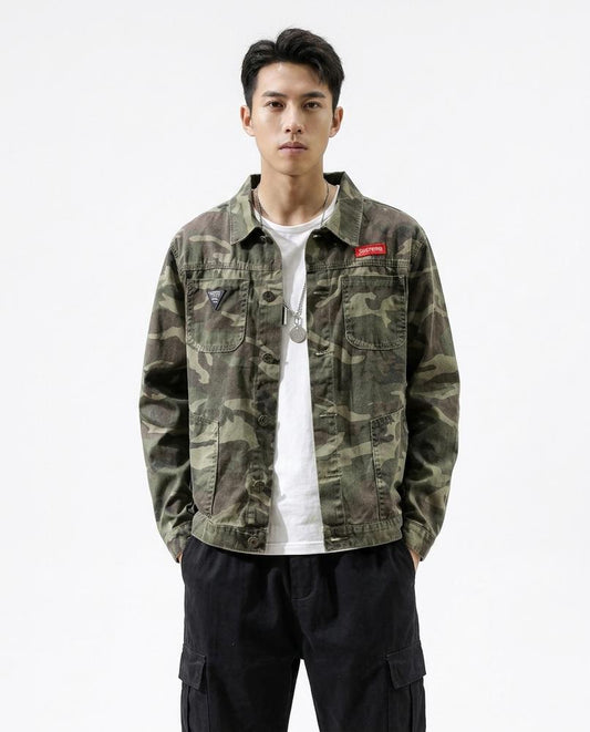 Nord Wear - Aewum | Camouflage Button-Up Jacket Men