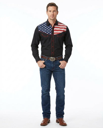 Nord Wear - Yagum | Embroidered Band Collar Shirt Men