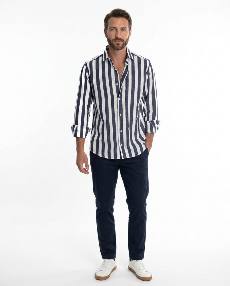 Nord Wear - Lebiv | Striped Long-Sleeved Shirt Men