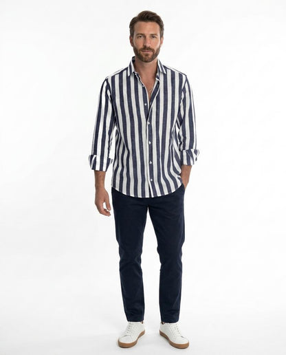 Nord Wear - Lebiv | Striped Long-Sleeved Shirt Men