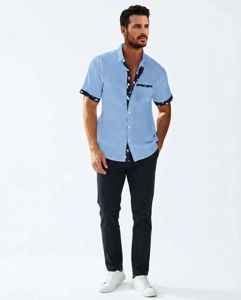 Nord Wear - Aimuv | Short-Sleeved Textured Shirt Men