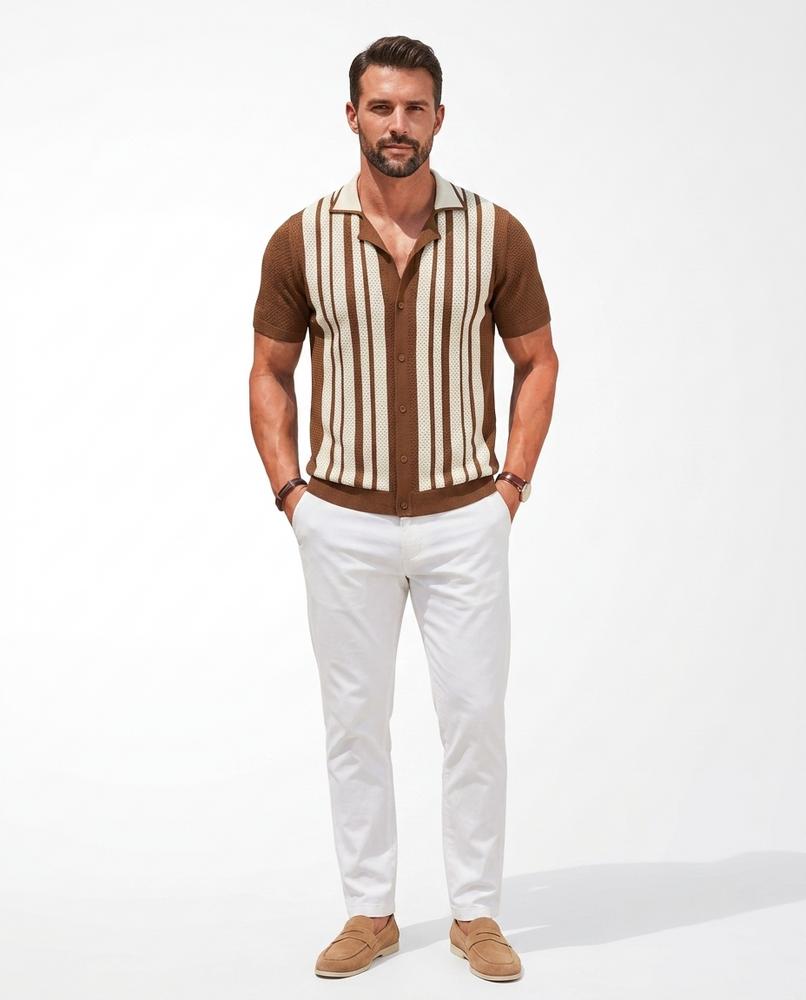 Nord Wear - Viras | Striped Knitted Shirt Men