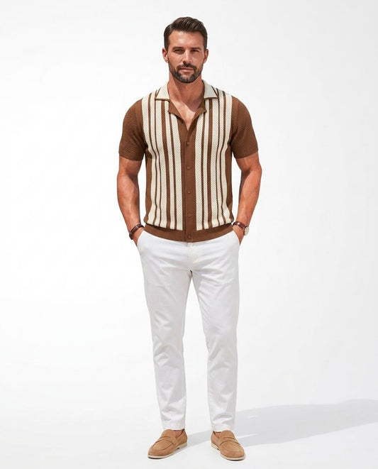 Nord Wear - Viras | Striped Knitted Shirt Men