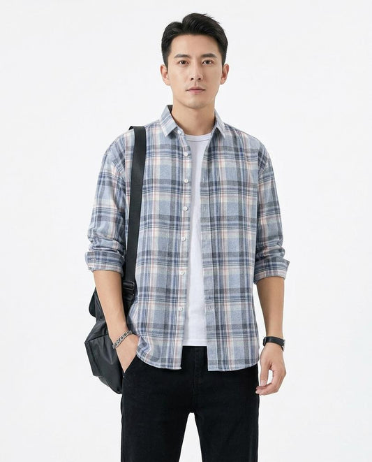 Nord Wear - Zegus | Plaid Long-Sleeved Shirt Men