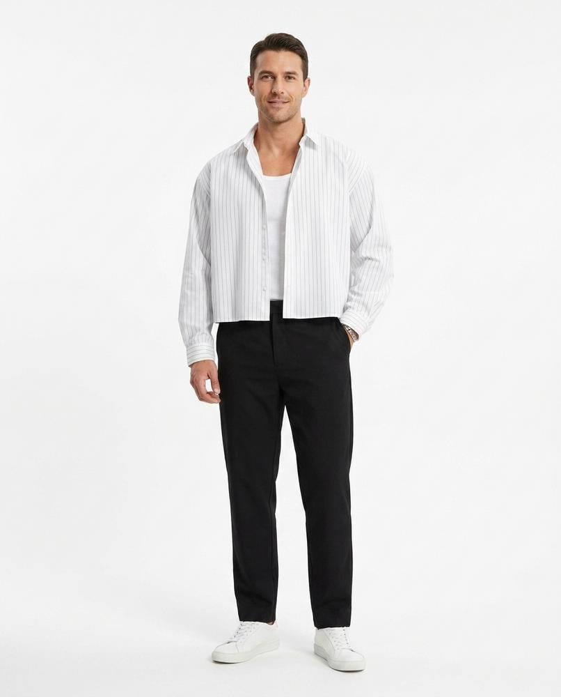 Nord Wear - Yurit | Striped Cropped Shirt Men
