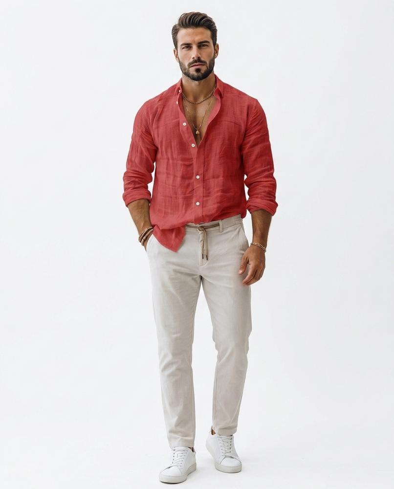 Nord Wear - Sapur | Collarless Long-Sleeved Shirt Men
