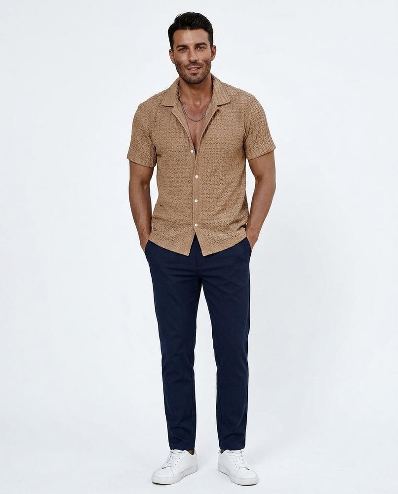 Nord Wear - Solat | Textured Short-Sleeved Shirt Men