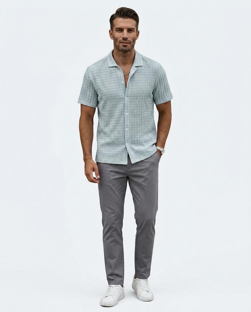 Nord Wear - Solat | Textured Short-Sleeved Shirt Men