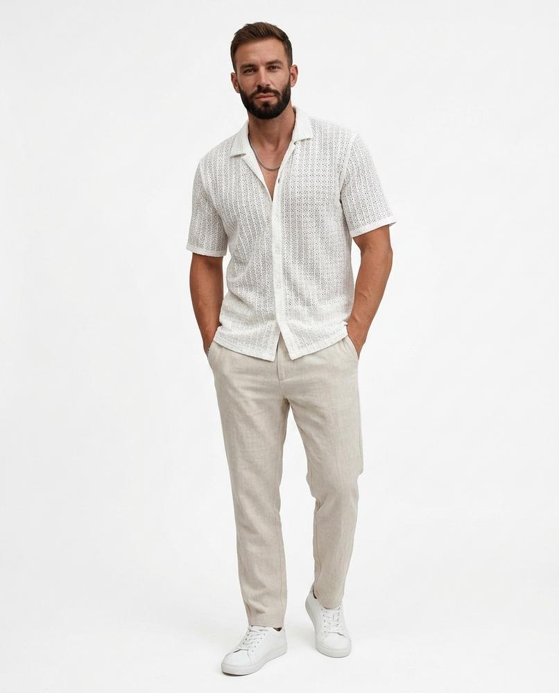 Nord Wear - Solat | Textured Short-Sleeved Shirt Men