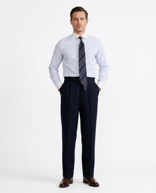 Nord Wear - Tiket | Striped Contrast-Collar Shirt Men