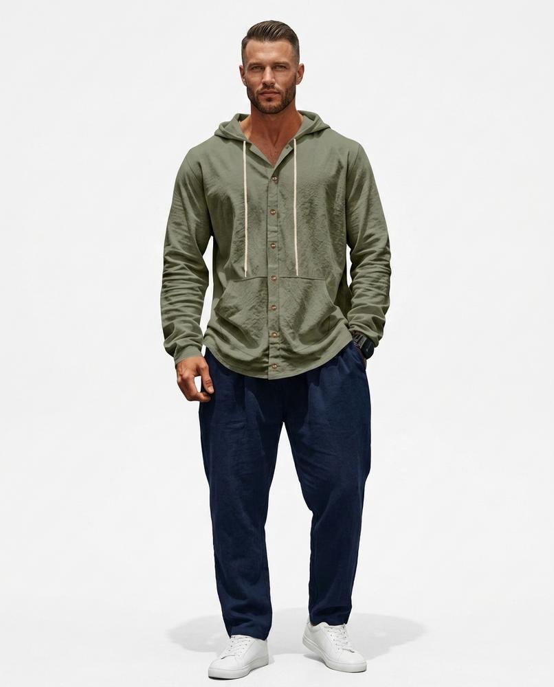 Nord Wear - Eeler | Hooded Button-Up Shirt Men