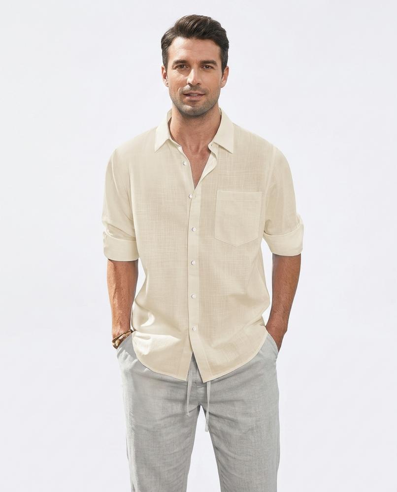 Nord Wear - Ditar | Linen-Blend Button-Up Shirt Men
