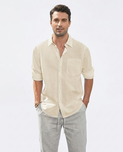 Nord Wear - Ditar | Linen-Blend Button-Up Shirt Men