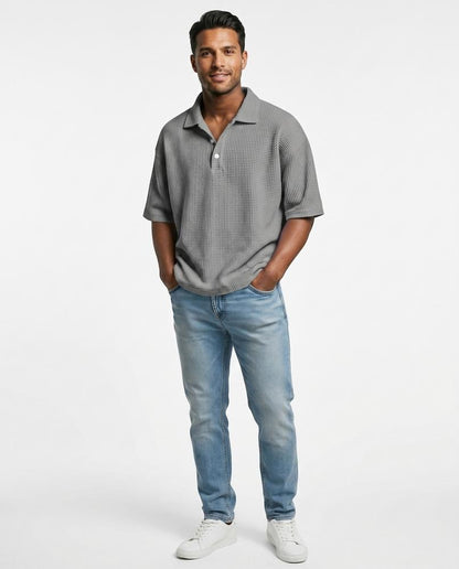 Nord Wear - Cariv | Waffle-Knit Relaxed Fit Shirt Men