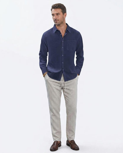 Nord Wear - Ditar | Linen-Blend Button-Up Shirt Men