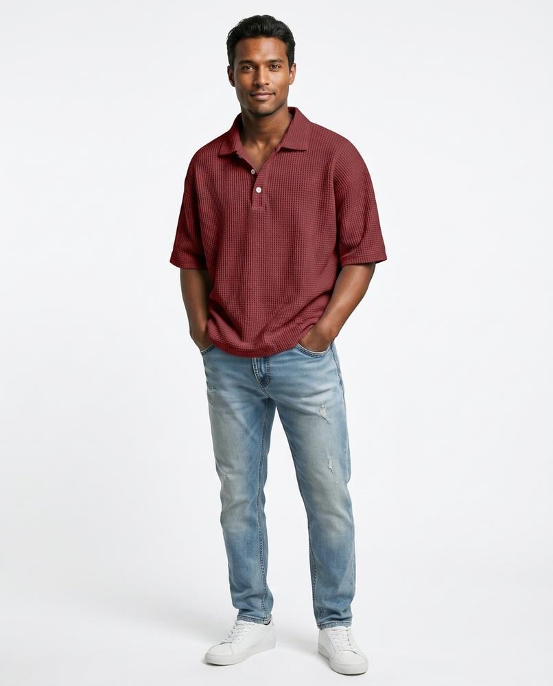 Nord Wear - Cariv | Waffle-Knit Relaxed Fit Shirt Men